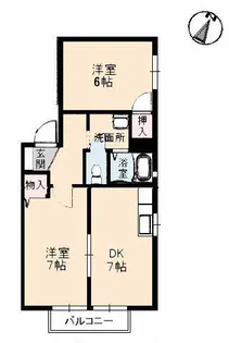 シャーメゾン・M【2階】の間取り