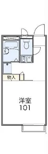 レオパレスビエンべニード【2階】の間取り