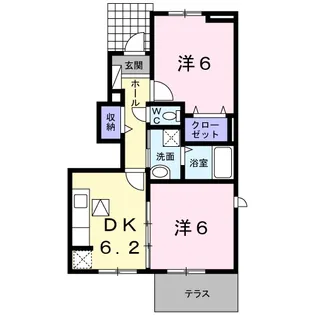 アトレ城原 II【1階】の間取り