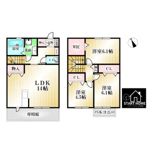 エヴァーグリーンヒルズの間取り