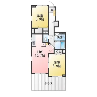 HAPPY DREAM 長泉C【1階】の間取り