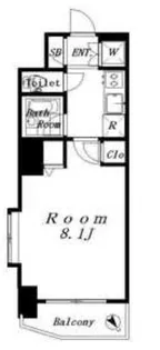 プレール・ドゥーク巣鴨【11階】の間取り