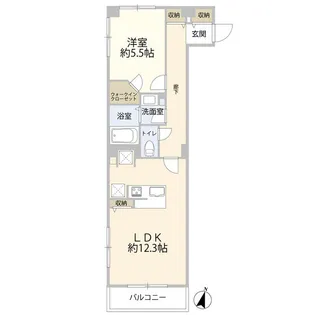 田園調布マンション(0005821)【3階】の間取り