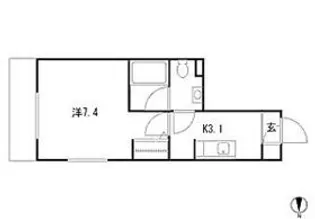 メゾン祥楓【1階】の間取り