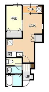 ソーヴィニヨン・ブランIII【1階】の間取り