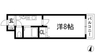 エクセルハイツ【2階】の間取り