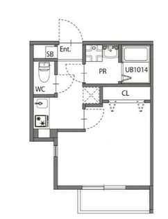 マキシムーン菊名【1階】の間取り