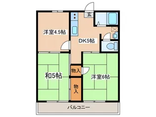 ハイツファイン【2階】の間取り