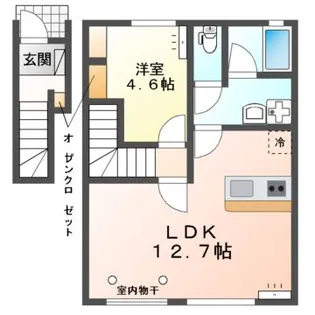 BRANZ(ブランズ)【2階】の間取り