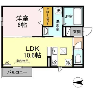 sunny【1階】の間取り