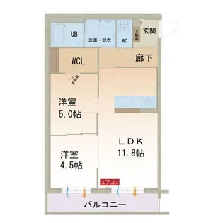 テラスビュー【1階】の間取り