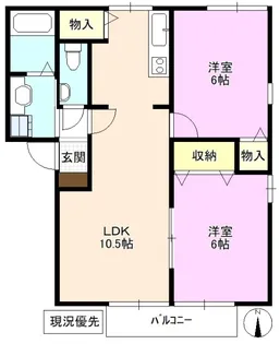 サンライズ藤沢【2階】の間取り