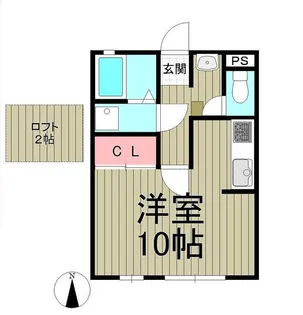 エトワール【2階】の間取り
