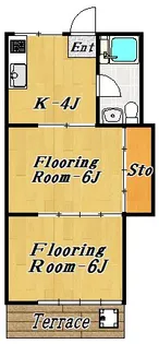 グリースハイツ【1階】の間取り