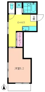 氷川台ハウス【1階】の間取り