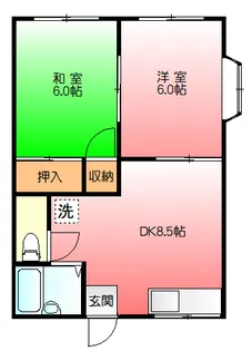 リバーサイドヴィラII【1階】の間取り