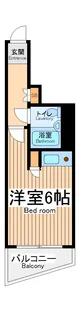 ライオンズマンション川崎駅南【4階】の間取り