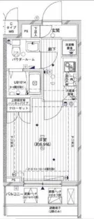 メインステージ両国【2階】の間取り