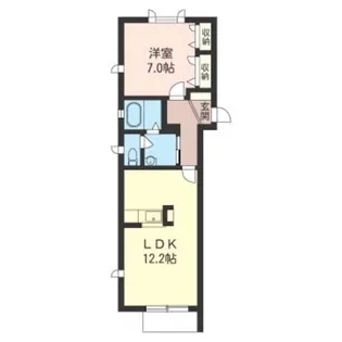 Maison Belle【2階】の間取り