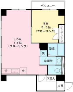 京王目黒マンション【4階】の間取り