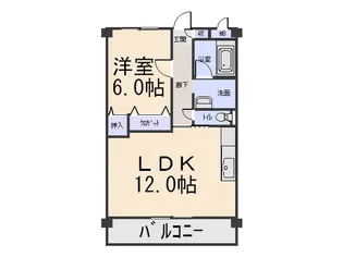 サンセレーノ松原【3階】の間取り