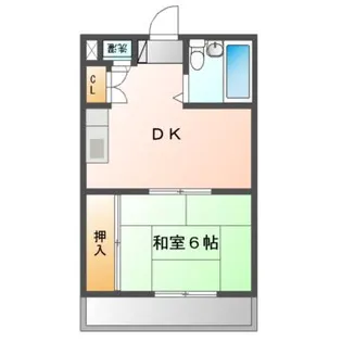 ロイヤルコート花菱【2階】の間取り