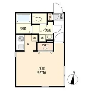 Branche桜山Chambre【4階】の間取り