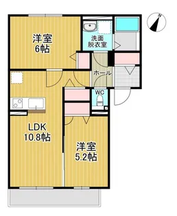 グランフォックス【1階】の間取り