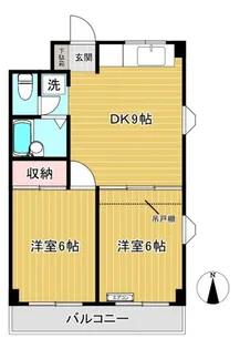 日吉パフィオマンション【2階】の間取り