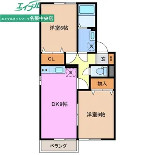 Happy Field A【2階】の間取り