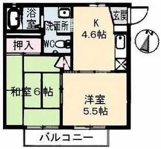 セフォラハイツ【2階】の間取り