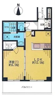 リプレ川口一番街3号棟【7階】の間取り