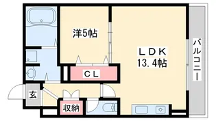 BEST HOME FUMI【4階】の間取り