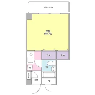 ベイグリッド潮見【5階】の間取り