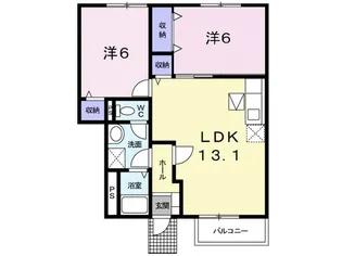 グランベリ-A【1階】の間取り