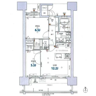 アルスイート麓山の杜【5階】の間取り