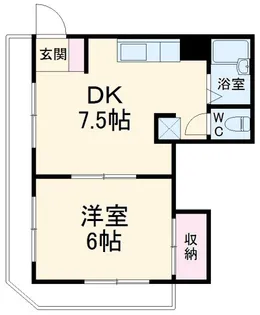 シーフラワーコーポ【2階】の間取り