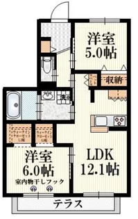 グリーンテラス上水本町 ノース【1階】の間取り