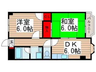 メゾン北小岩【2階】の間取り