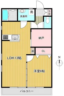 CASA VERDE南荻窪D棟【1階】の間取り
