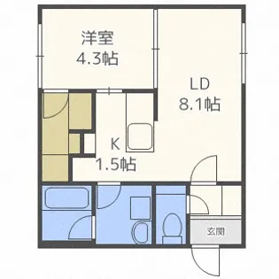 CASA MIO【4階】の間取り