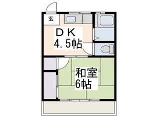 カインドハイツ【2階】の間取り