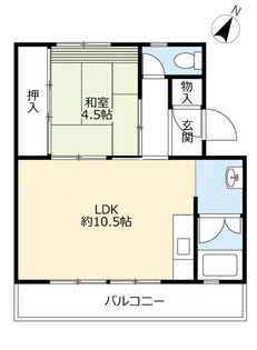 UR江南【2階】の間取り