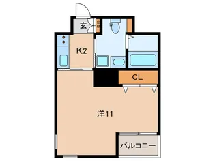 プラシードアープ【8階】の間取り