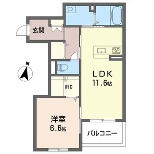 プレミアス【1階】の間取り