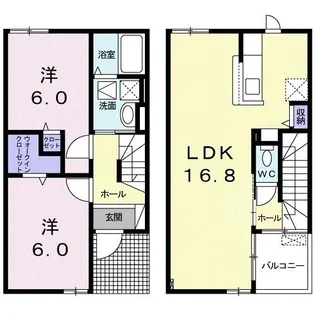 ヴァン フォーレ【1階】の間取り