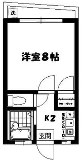 ドヌール・コーシン【2階】の間取り