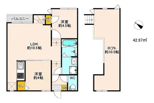 CB箱崎ソルテ【1階】の間取り
