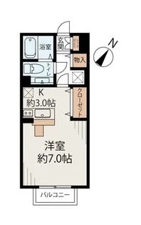ボナール丸重【2階】の間取り