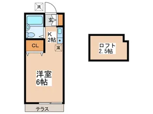ポイム【1階】の間取り